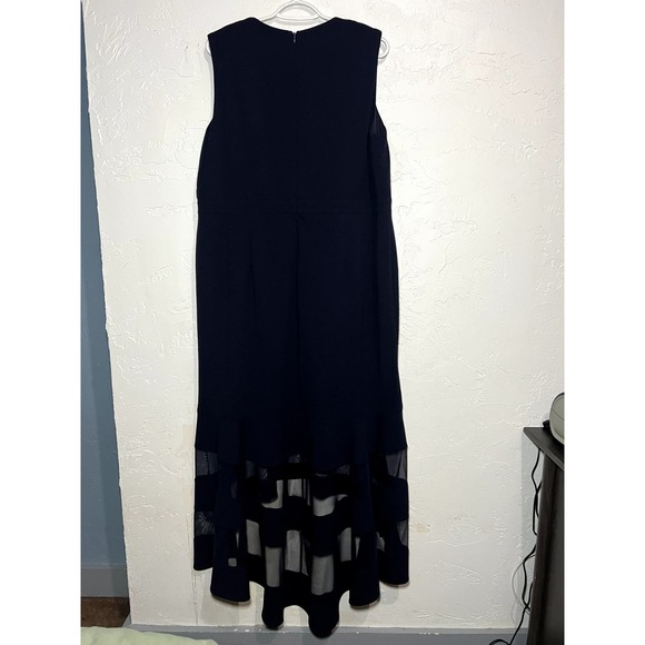 Xscape blue hi low maxi dress size 18W - Picture 5 of 8